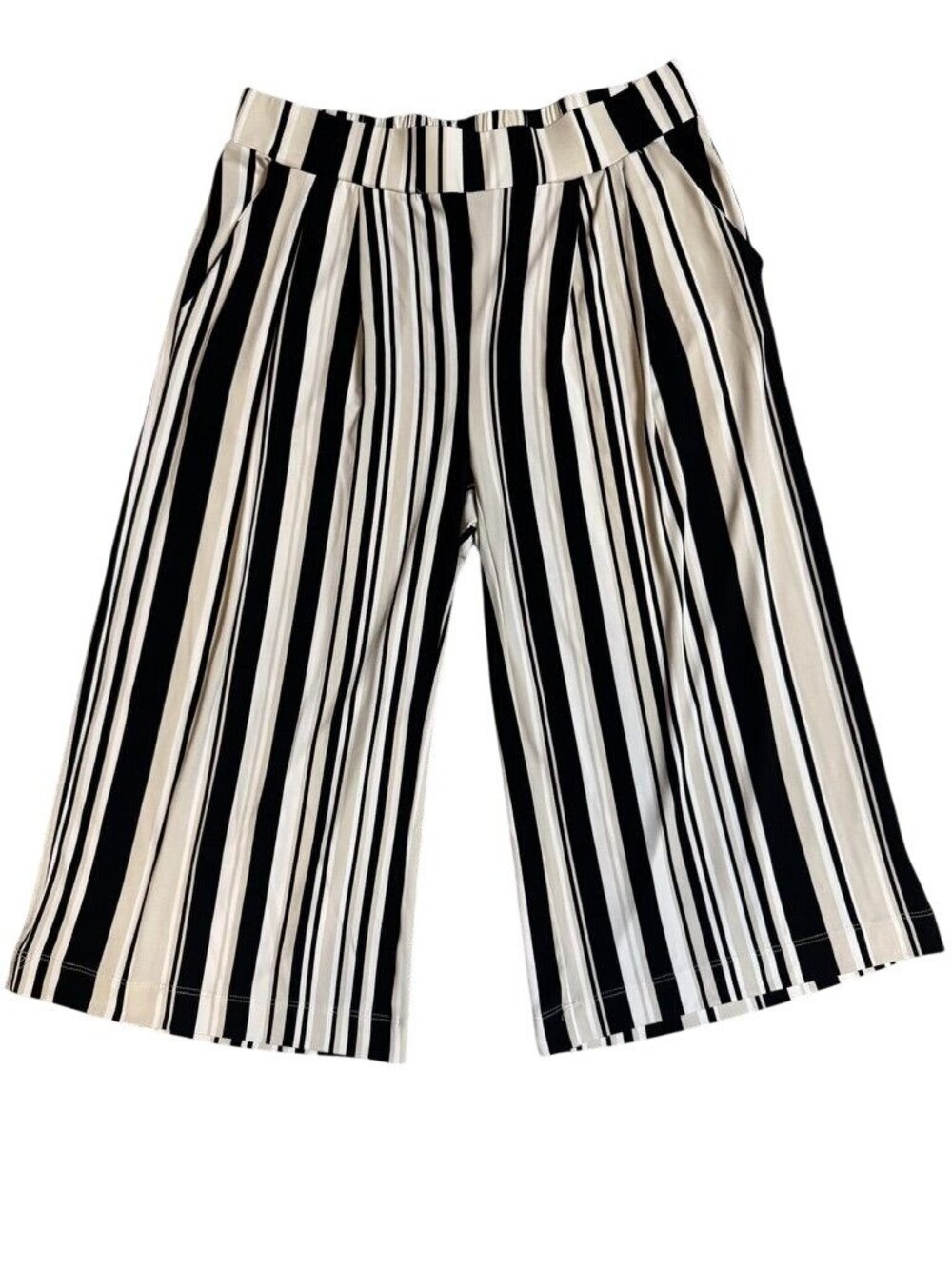 Jones New York Signature Striped Cropped Pants Women’s Medium